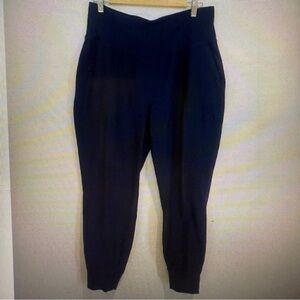 Old Navy Active Go Dry Powersoft Jogger Navy Pockets Stretch Gym Yoga Size XL